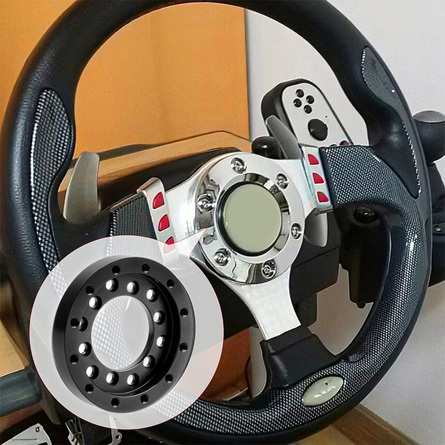 CNSPEED 73mm Steering Wheel Adapter Plate For Logitech G25 G27 Fit to 13  14 Steering Wheels PCD Racing Car Game Modification - AliExpress